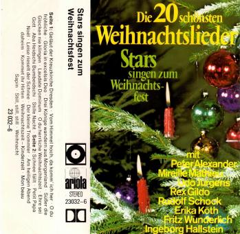 Stars singen zum weihnachtsfest cassette 1977