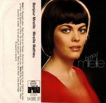 Bonjour mireille cassette audio 1971 allemagne
