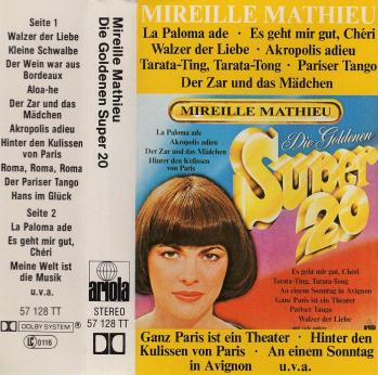 Cassette audio die goldenen super 20 1977