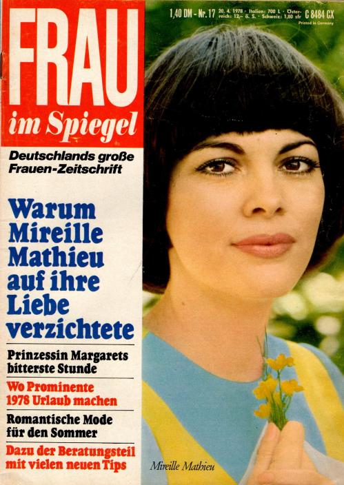 Frau im spiegel n 17 avril 1978