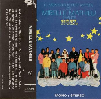 Le merveilleux petit monde de mireille mathieu chante noel cassette audio 1968