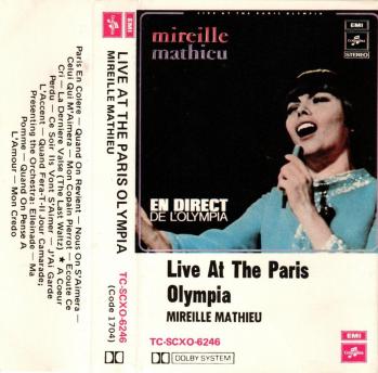 Live at the paris olympia cassette audio australie 1968