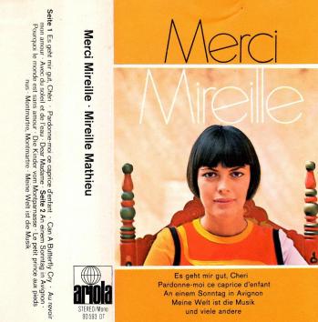 Merci mireille cassette 1970