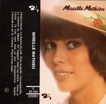 Mireille mathieu cassette audio 1972