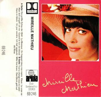 Mireille mathieu cassette audio 1973