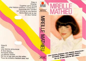 Mireille mathieu cassette audio ariola 1985