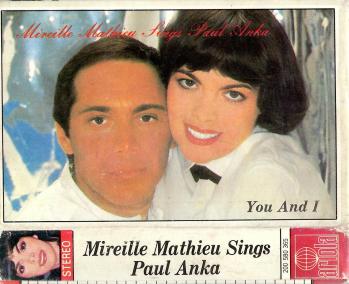 Mireille mathieu sings paul anka cassette audio coree du sud 1984