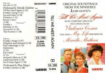 My life cassette audio 1989
