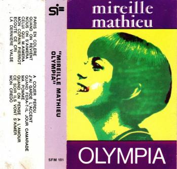 Olympia italie cassette audio 1969