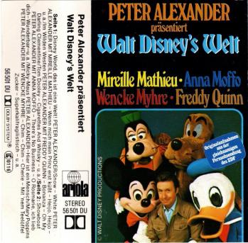 Peter alexander walt disney cassette audio 1976