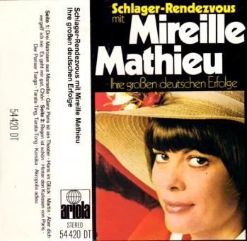 Schlager rendezvous mit mireille mathieu cassette audio