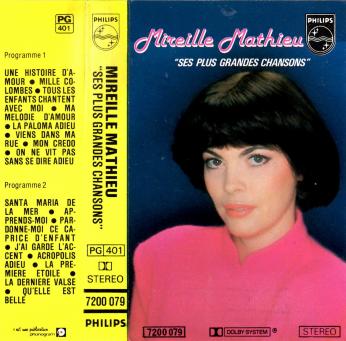 Ses plus grandes chansons cassette audio