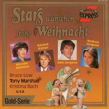 Stars wunschen frohe weihnacht