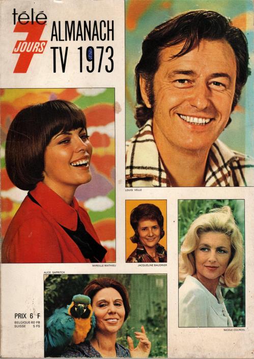 Tele 7 jours almanach tv 1973