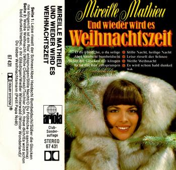 Und wieder wird es weihnachtszeit cassette 1976